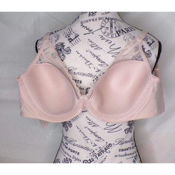 🆕CHANTELLE Norah Chic Plunge T-Shirt Underwire Bra 36DD Beige #16MNA - Picture 11 of 11